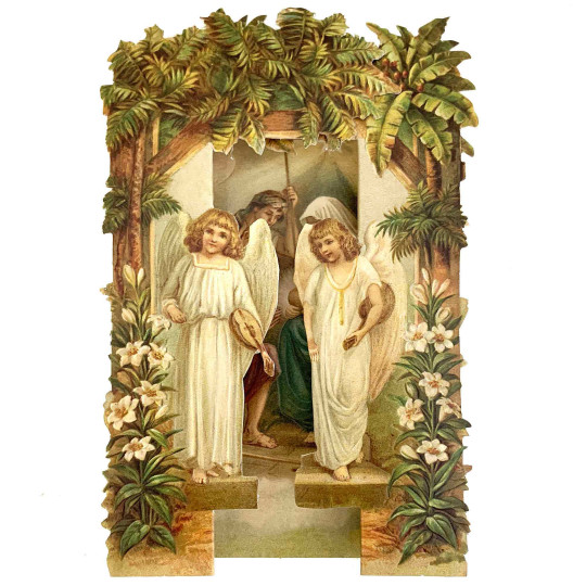 3D Standing Nativity Scene Christmas Card